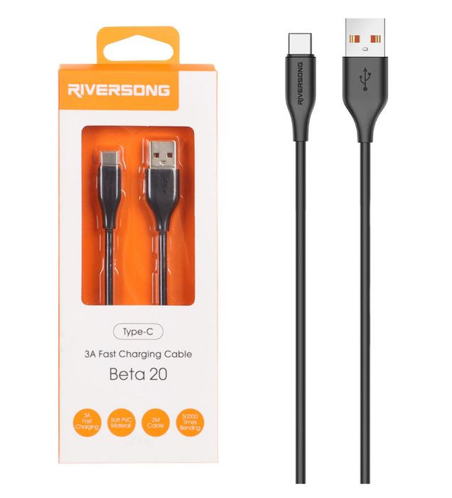 کابل تبدیل USB به لایتنینگ ریورسانگ مدل Beta 20 CL115 طول 2 متر