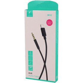 کابل تبدیل USB-C به AUX مدل SR12 طول 1 متر