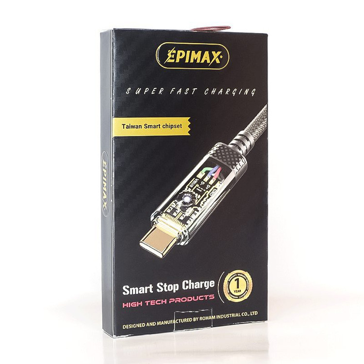 کابل شارژ کنفی تایپ سی اپیمکس EPIMAX EC-132