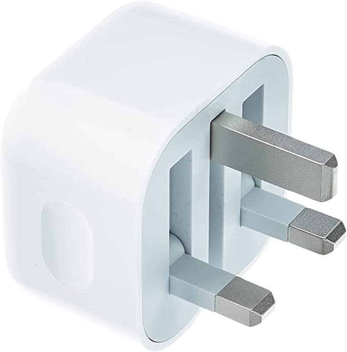 شارژر 3 پین آیفون USB-C مدل A2344 20W B.A - سفید