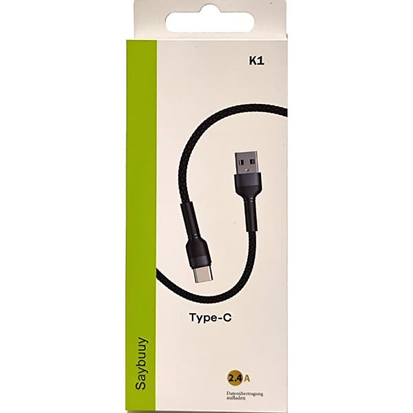 کابل تبدیل USB به microUSB سی بای مدل k1 طول 1 متر