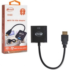 تبدیل HDMI TO VGA همراه با خروجی صدا ، ورودی پاور Kaise K-623