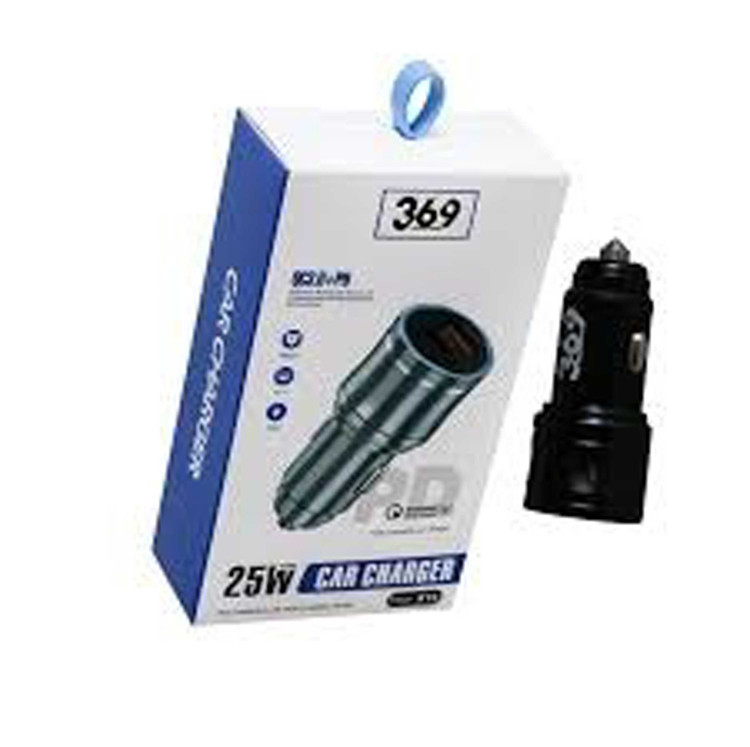 شارژر فندکی25وات 369 مدل X15