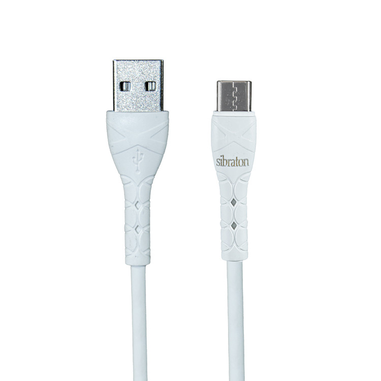 کابل شارژ SIBRITON TYPEC مدل S207C طول 1.1 متر