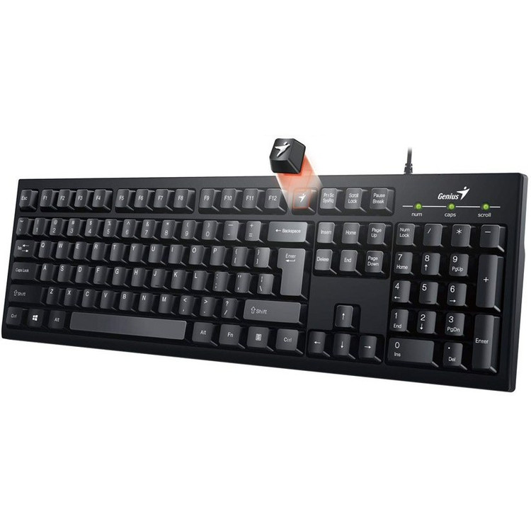 کیبورد باسیم جنیوس مدل Smart KB-100 با حروف فارسی
