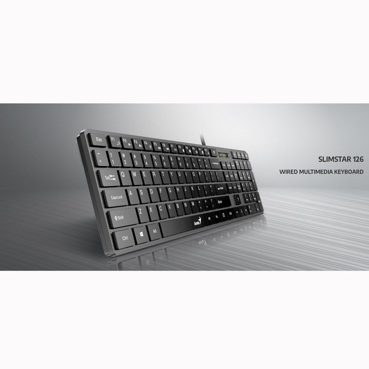 کیبورد سیمی Genius مدل SlimStar 126