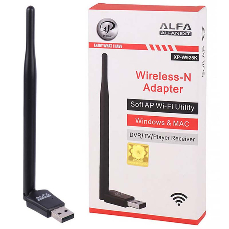 کارت شبکه بیسیم انتن بلند متصل xp w925s