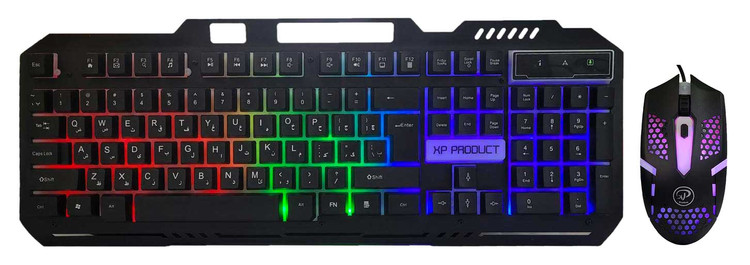 کیبورد و ماوس مخصوص بازی ایکس پی-پروداکت مدل XP-10400K
