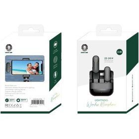 میکروفون یقهای بی سیم Green Lion مدل GNWIRLGTBK