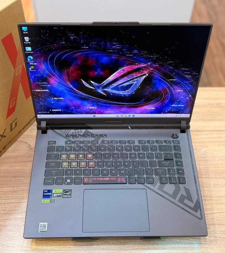 Asus ROG G614JV(Cpu : intel i9-13980Hx Ram : 16GB DDR5-5600Hz hard : 1TR ssd m2 VGA : 8GB /Geforce RTX 4060-140W LED : 16 2 inch K 240Hz)کارکرده