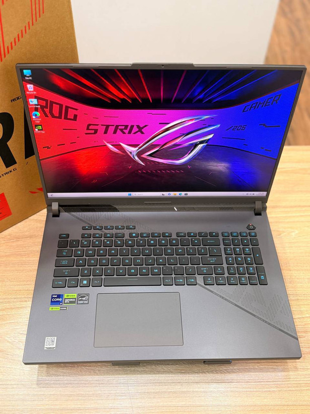 Asus ROG G814JVR (Cpu : intel i9-14900HX Ram : 16GB DDR5-4800Hz hard : 1TR ssd m2 VGA : 8GB /Geforce RTX 4060-140W LED : 18 inch 2K 240Hz)کارکرده
