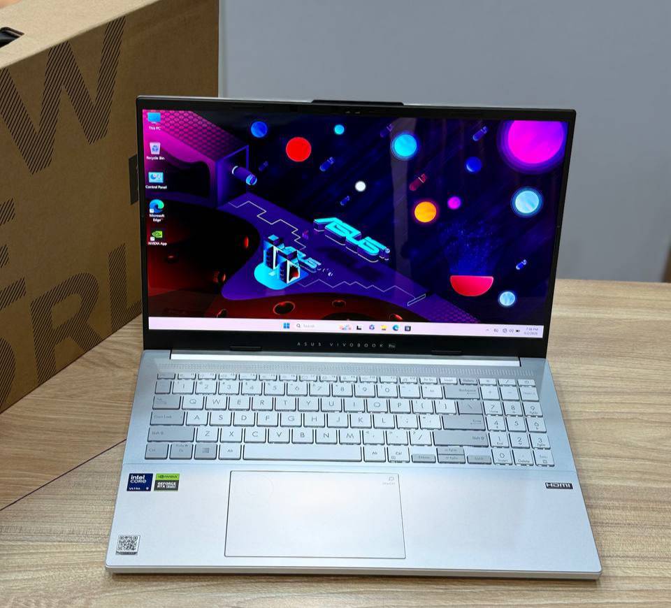 Asus Vivibook pro N6506MV (Cpu : Ultera9-185H  Ram : 16GB DDR5-5600Hz  hard : 1TR ssd m2  VGA : 8GB /Geforce RTX 4060-115W  LED : 15,6 inch 2,8K 120Hz Oled)