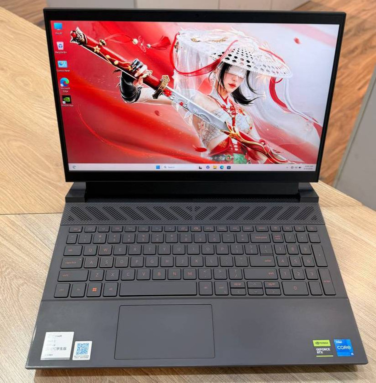 DeLL G15-5530(Cpu : intel i5-13450HX Ram : 16GB DDR5-4600MHz hard : 512GB ssd m2 VGA : 6GB /Geforce RTX 4050-140W LED : 15,6 inch FHD 165Hz)کارکرده