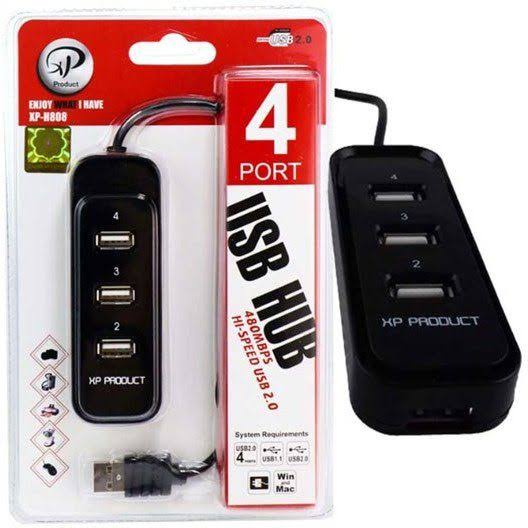هاب 4 پورت کلید دار usb2 xp- H808 G
